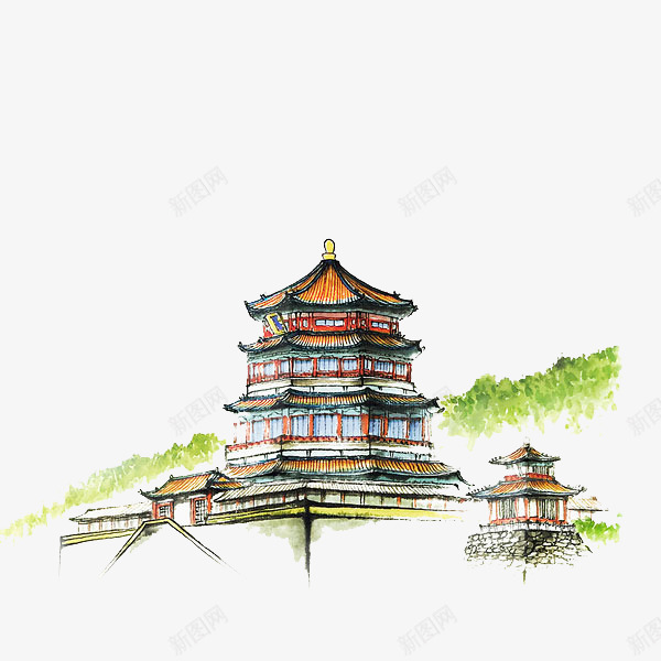 素材古风建筑PNGpng免抠素材_新图网 https://ixintu.com 素材 古风 建筑