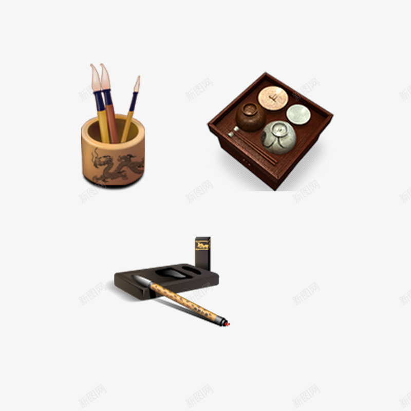 古风4UIpng免抠素材_新图网 https://ixintu.com 古风