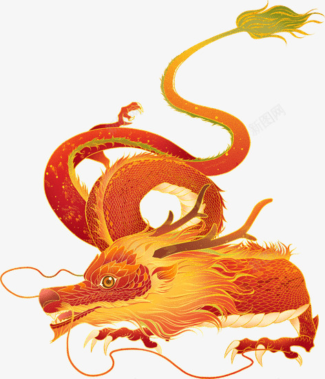 龙年中国风金线国潮插画龙中式png免抠素材_新图网 https://ixintu.com 龙年 年中 年中国 国风 金线国 插画 龙中式 中式 2024 新年