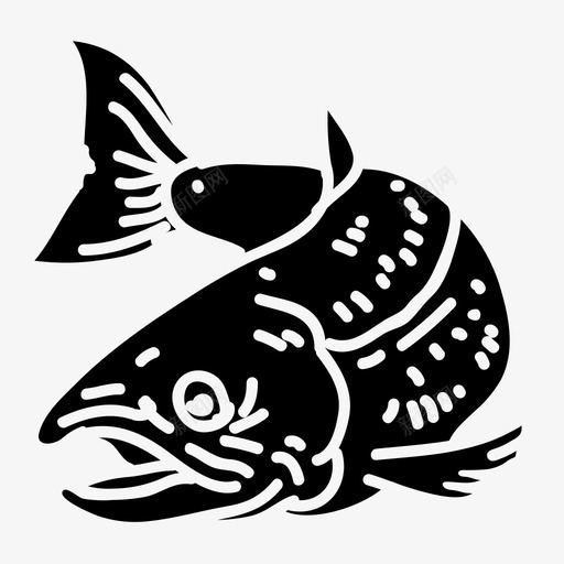 鱼水生动物海svg_新图网 https://ixintu.com 水生 鱼水 动物海 水下 动物 固体
