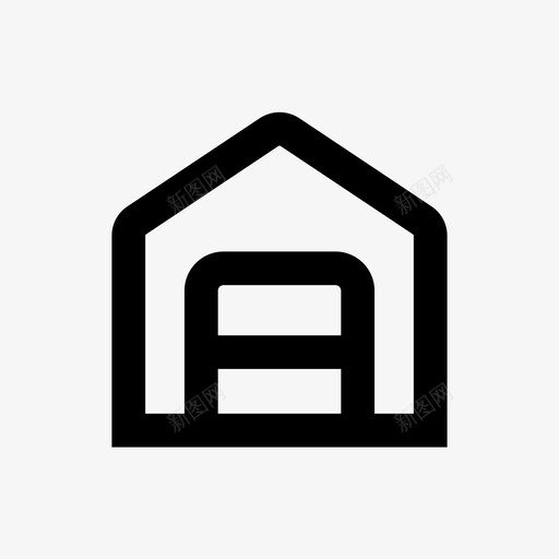 车库车库门车库房svg_新图网 https://ixintu.com 车库 门车 库房 家庭 房地产
