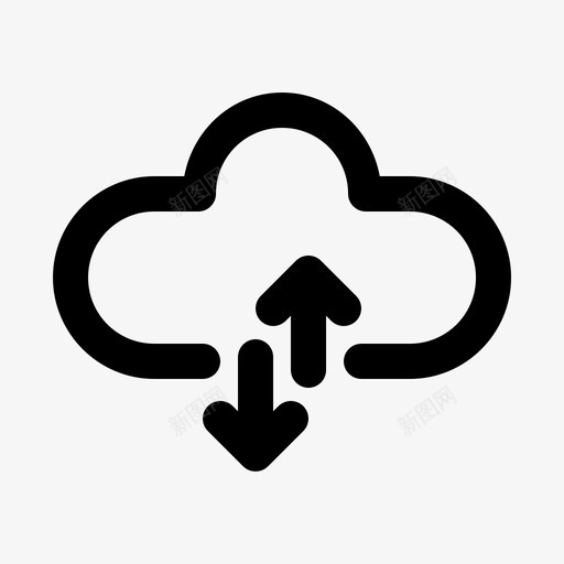 云上传下载网络svg_新图网 https://ixintu.com 上传 上传下载 网络 站点 网站