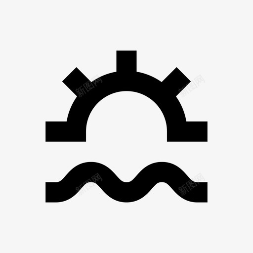 日落海滩海洋svg_新图网 https://ixintu.com 海洋 日落 海滩 太阳 皮克斯 夏季