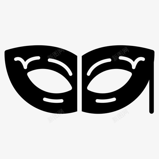 化妆舞会舞会新年快乐svg_新图网 https://ixintu.com 舞会 化妆 新年 快乐 面具 奥尔良