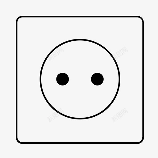 插座电源欧式插座svg_新图网 https://ixintu.com 插座 电源 欧式 插头
