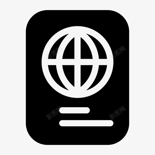 护照飞行证身份证svg_新图网 https://ixintu.com 护照 飞行 身份证 证件 旅行 度假