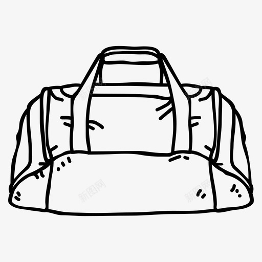 包运动包行李包svg_新图网 https://ixintu.com 行李 包运动 运动 包行李 包训练 训练