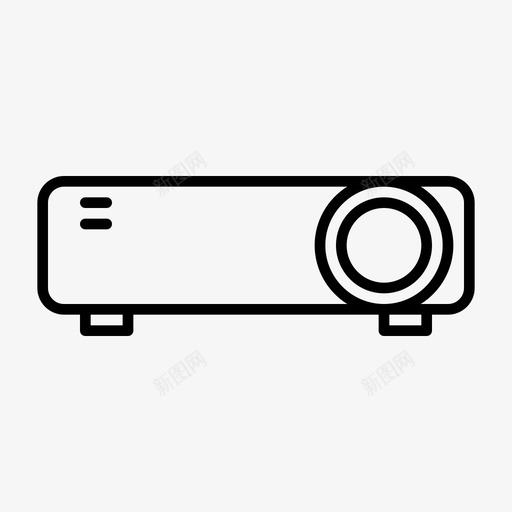 投影仪演示投影灯svg_新图网 https://ixintu.com 投影仪 演示 投影 技术学校 图标