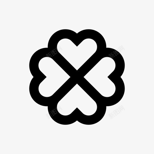 圣帕特里克三叶草四叶草svg_新图网 https://ixintu.com 帕特 帕特里 里克 叶草 三叶 日圣 线路 假日