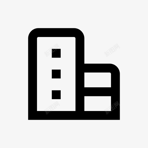 建筑公寓楼线路标志性建筑64pxsvg_新图网 https://ixintu.com 建筑 公寓楼 线路 标志性