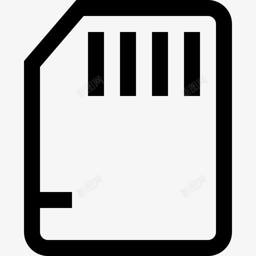 sd卡设备硬件svg_新图网 https://ixintu.com 硬件 设备 卡卡 内存