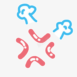 Q版生气按钮png免抠素材_新图网 https://ixintu.com 生气 按钮