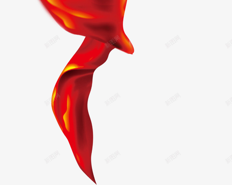 漂浮红色绸缎png免抠素材_新图网 https://ixintu.com 丝带 丝绸 漂浮 红色 绸子 绸带 绸缎 装饰 飘带