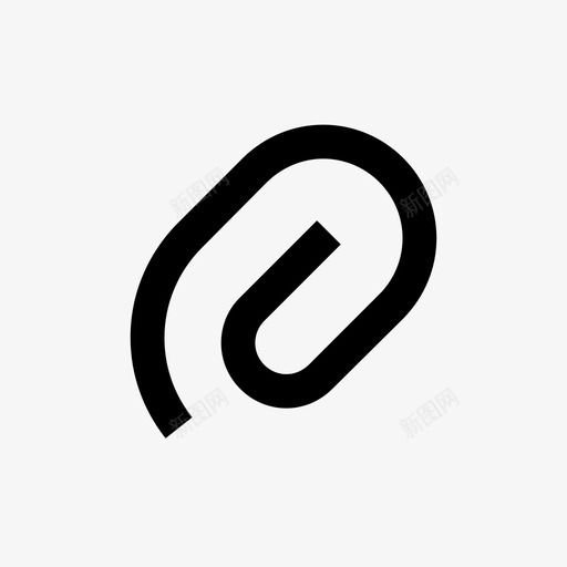 回形针回形针附件线路办公室64pxsvg_新图网 https://ixintu.com 回形针 附件 线路 办公室