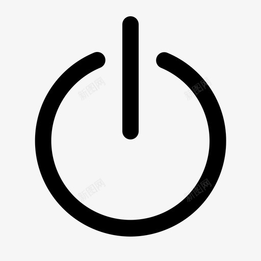 关机电源用户界面svg_新图网 https://ixintu.com 关机 用户界面 电源 线路