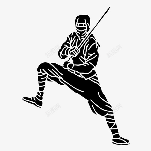 忍者伙计战士svg_新图网 https://ixintu.com 忍者 伙计 战士