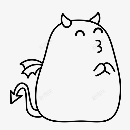 接吻快乐爱svg_新图网 https://ixintu.com 接吻 快乐 微笑 贴纸 妖精 情感