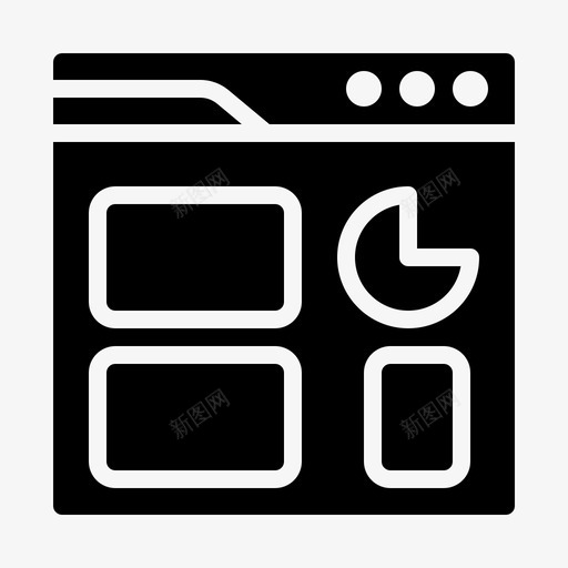 介绍书签浏览器svg_新图网 https://ixintu.com 营销 搜索引擎 优化 介绍 书签 浏览器 字形