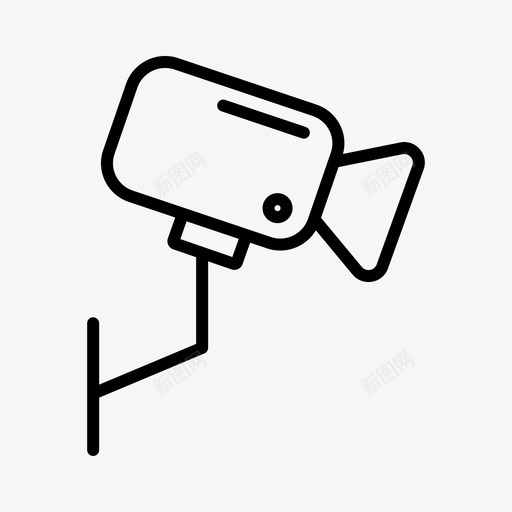 闭路电视摄像机安全摄像机svg_新图网 https://ixintu.com 摄像机 安全 闭路电视 系统 监控 视频