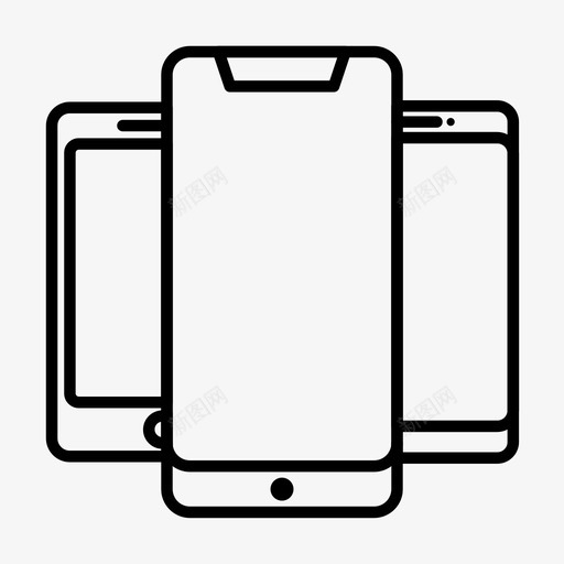 预览手机小工具屏幕svg_新图网 https://ixintu.com 预览 手机 小工 工具 屏幕 三电 电脑 技术