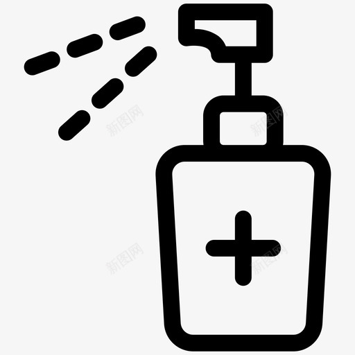 消毒剂清洁剂喷雾剂svg_新图网 https://ixintu.com 消毒剂 清洁剂 喷雾剂 病毒 预防