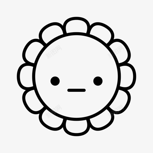 鬼脸表情畏缩svg_新图网 https://ixintu.com 表情 鬼脸 畏缩 雏菊 情绪