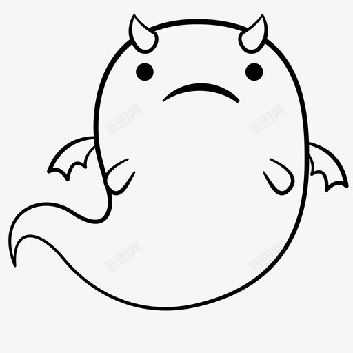 皱眉头不赞成不高兴svg_新图网 https://ixintu.com 不高兴 皱眉头 不赞成 贴标签 胖胖的 妖魔鬼怪