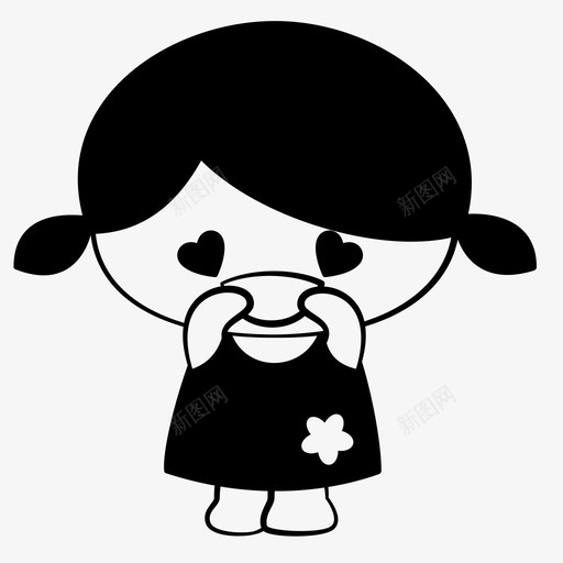 快乐心爱svg_新图网 https://ixintu.com 快乐 心爱 微笑 贴许
