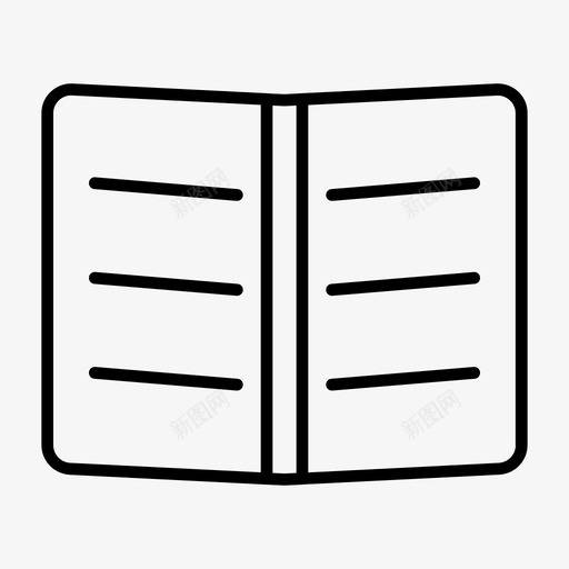 书籍杂志报纸svg_新图网 https://ixintu.com 阅读 书籍 杂志 报纸 就业 工具 图标