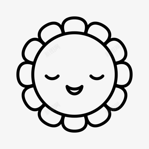 重温表情快乐svg_新图网 https://ixintu.com 表情 重温 快乐 微笑 雏菊 情感