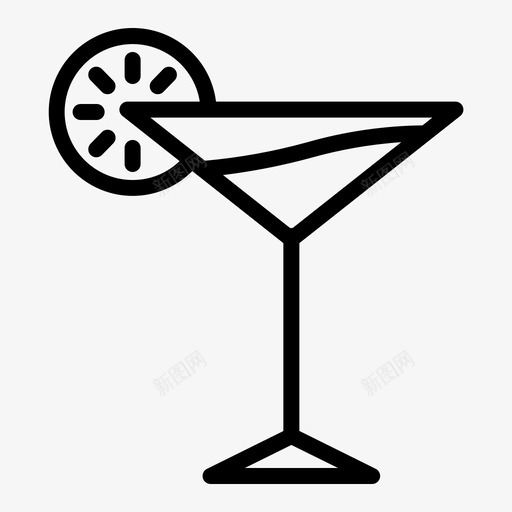 mocktail饮料鸡尾酒svg_新图网 https://ixintu.com 饮料 鸡尾酒 新鲜 玻璃杯 夏季