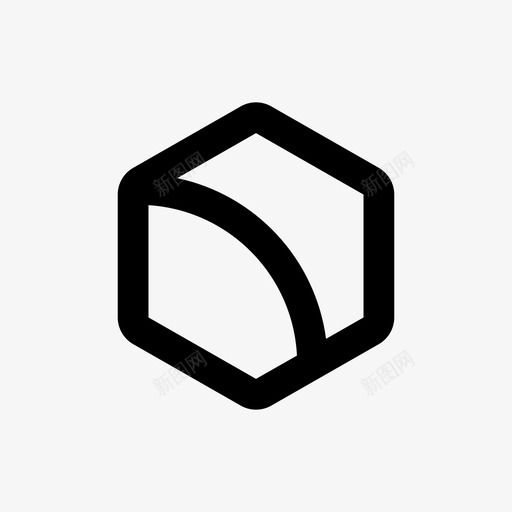 徽章金色徽章闪亮徽章svg_新图网 https://ixintu.com 徽章 六边形 金色 闪亮 线条