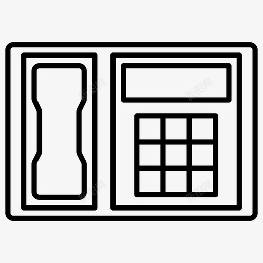电话通讯办公室svg_新图网 https://ixintu.com 电话 通讯 办公室 工作 办公 线路