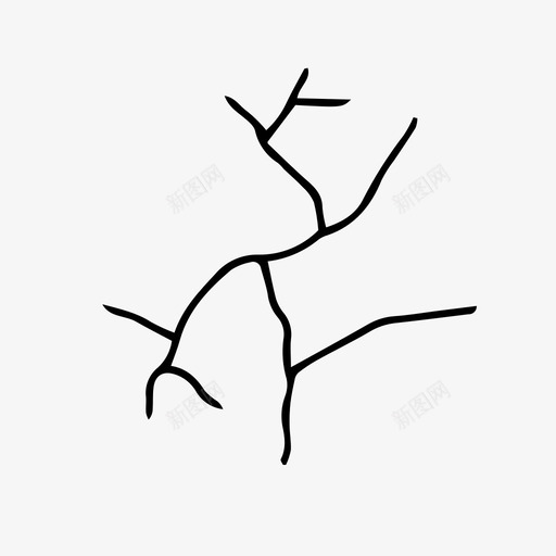 裂缝破裂玻璃svg_新图网 https://ixintu.com 裂缝 破裂 玻璃 岩石