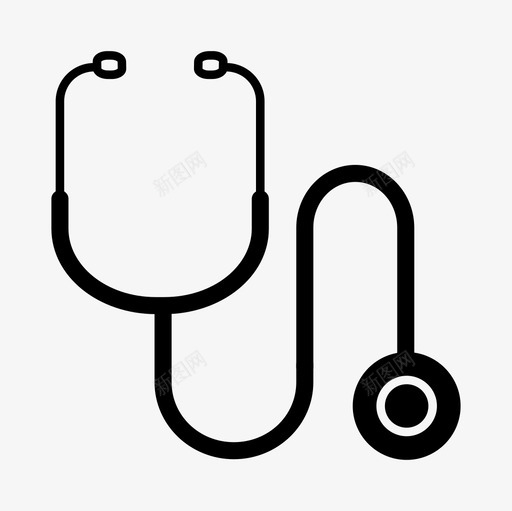 听诊器诊断健康svg_新图网 https://ixintu.com 听诊器 诊断 健康 医院 医疗 医疗设备