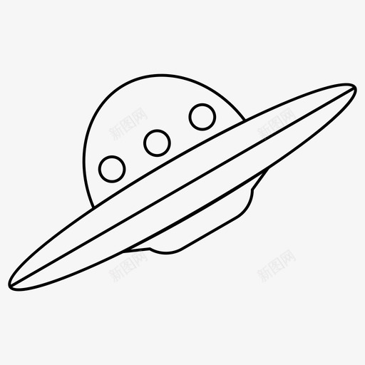 不明飞行物太空太空轮廓svg_新图网 https://ixintu.com 太空 不明飞行物 轮廓