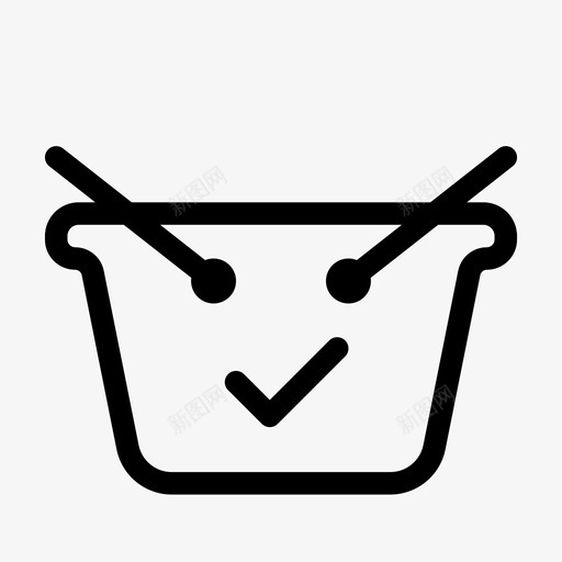 购物篮电子商务网上商店svg_新图网 https://ixintu.com 购物篮 电子商务 网上商店 购物者