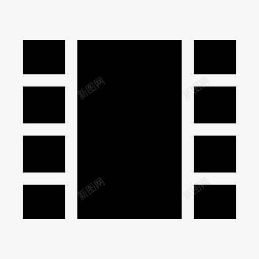 卷轴电影视频svg_新图网 https://ixintu.com 卷轴 电影 视频