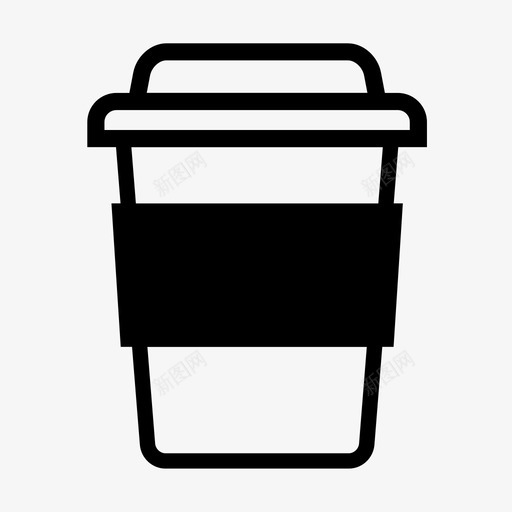 咖啡杯子星巴克svg_新图网 https://ixintu.com 咖啡 咖啡杯 杯子 巴克 外卖 带走
