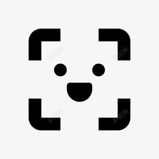 人脸检测相机人脸聚焦svg_新图网 https://ixintu.com 人脸 检测 摄影 相机 聚焦 自拍