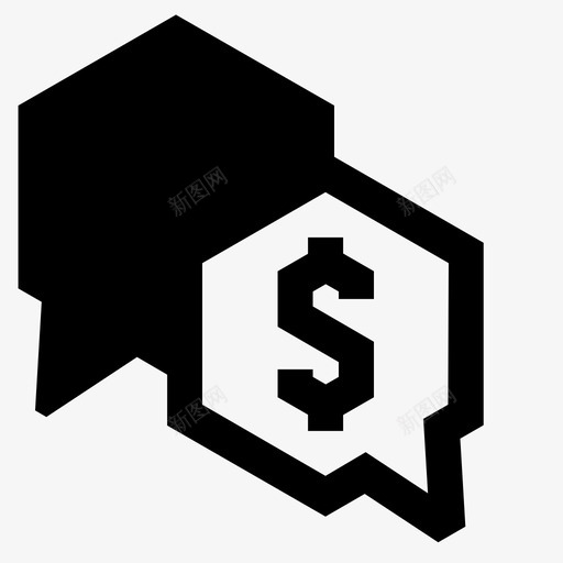 聊天交谈金融svg_新图网 https://ixintu.com 聊天 交谈 金融 金钱