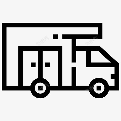 冷藏车屠夫野营svg_新图网 https://ixintu.com 送货 冷藏车 屠夫 野营 制冷