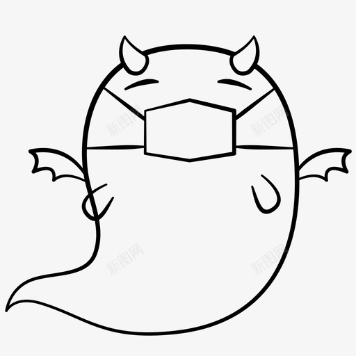 绷带鬼魂受伤svg_新图网 https://ixintu.com 鬼魂 绷带 受伤 生病 贴纸 妖精 解惑