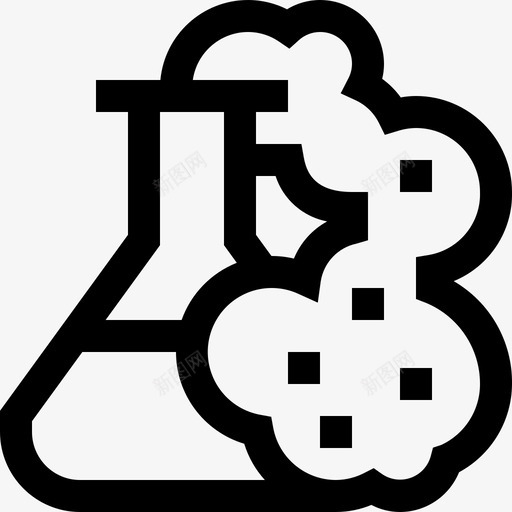 烧瓶实验室化学实验svg_新图网 https://ixintu.com 烧瓶 实验室 化学实验 测试 医学