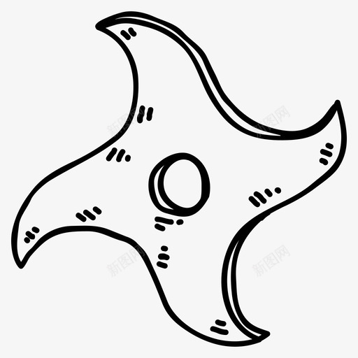 树人忍者武器svg_新图网 https://ixintu.com 树人 忍者 武器 菱角