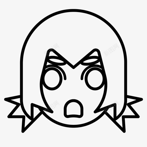 化身动画表情符号svg_新图网 https://ixintu.com 化身 表情 符号 情感 动画 震惊
