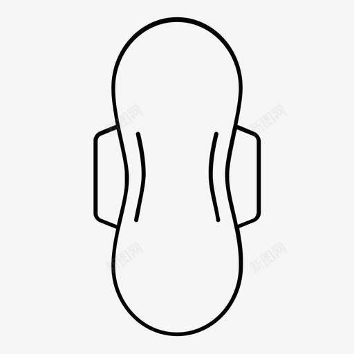 带翅膀的月经垫月经经期svg_新图网 https://ixintu.com 月经 翅膀 垫带 经期 保护 卫生 避孕