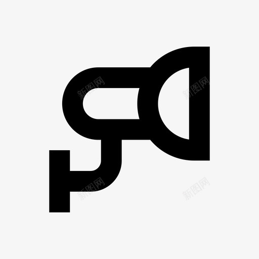 壁灯扩音器户外壁灯svg_新图网 https://ixintu.com 壁灯 扩音器 户外 皮克斯 花园 室外