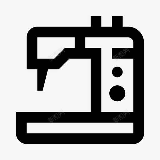 缝纫机针线活裁缝svg_新图网 https://ixintu.com 缝纫机 针线活 裁缝
