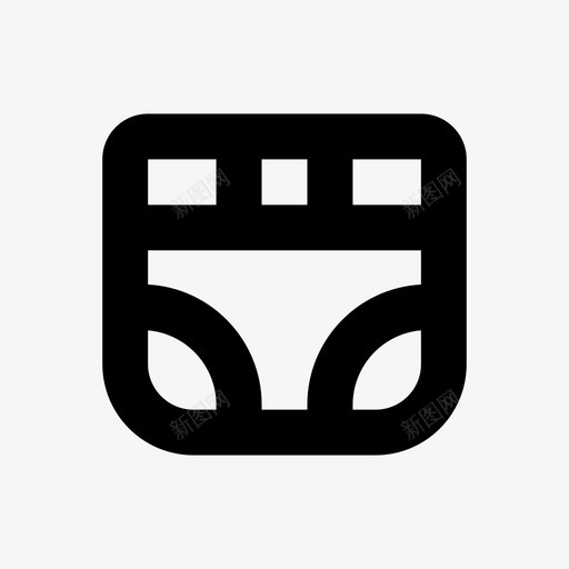 尿布婴儿尿布pixa儿童用品64pxsvg_新图网 https://ixintu.com 尿布 婴儿 儿童用品